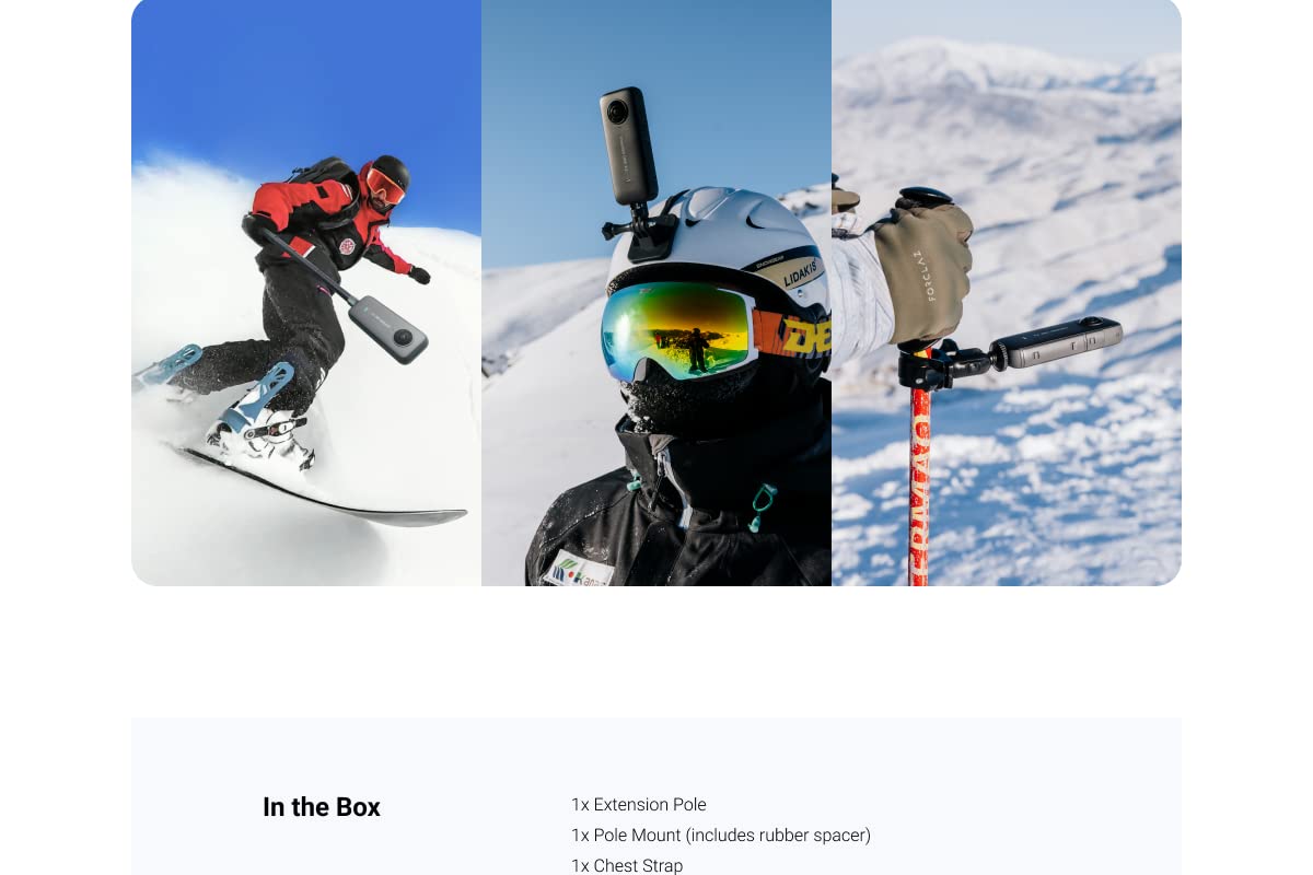 インスタ360X3 Insta360 X3 - Versatile 360 Action Camera with Advanced Features